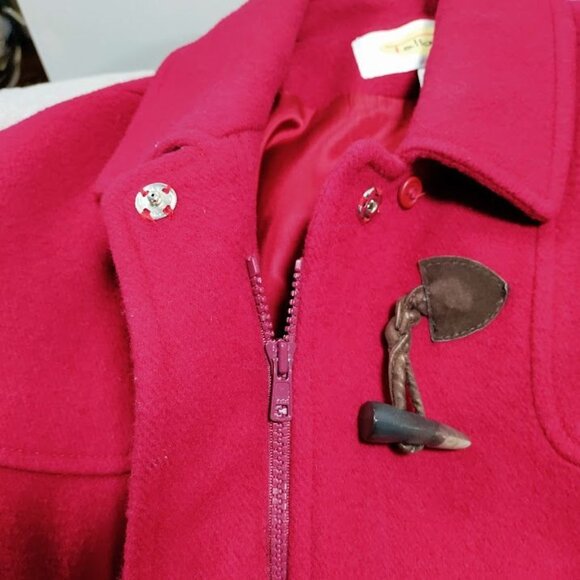 Talbots VTG Gloverall English Country Side Wool Duffle Coat Barbiecore Womens 10 - Picture 15 of 15
